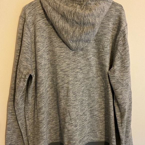 Banana Republic Gray Hoodie with Denim Lined Hood - Picture 4 of 6